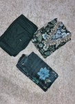 Elegant Dark Green Ethnic Floral Print Kurta Set