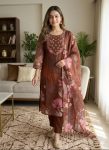 Embroidered kurthi blue colour 1