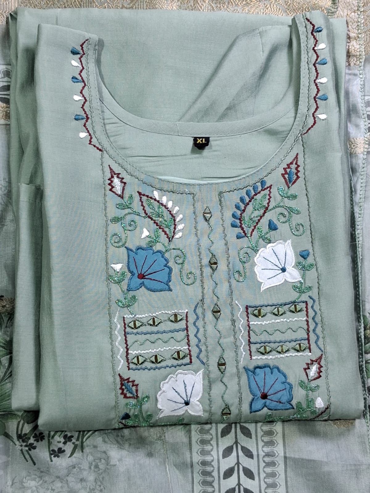 Embroidery kurthi 1