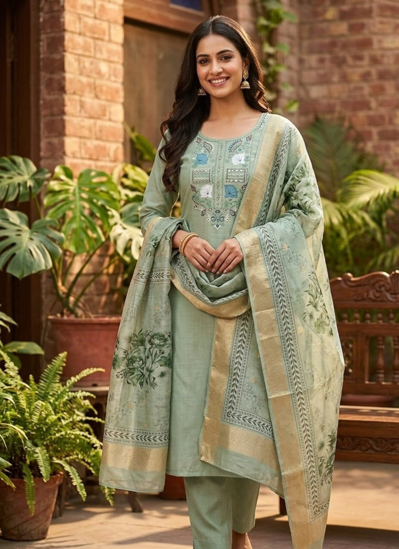 Embroidery kurthi