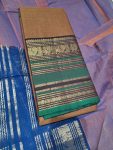 Premium Kalyani Cotton Saree with Contrast Korvai Border