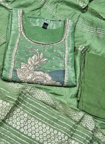 CRUSHED SILK KURTHI SET
