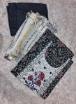 straight-cut printed kurta set
