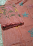 Lightweight Organza Chiffon Fabric Saree