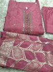 Women’s Woven Design Kurta Pant and Dupatta Set