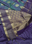 Dual-Tone Kanjivaram Kanchipuram Style Soft Silk Saree