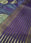 Dual-Tone Kanjivaram Kanchipuram Style Soft Silk Saree