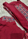 Elegant Embroidered Straight Kurta with Trousers and Dupatta Set